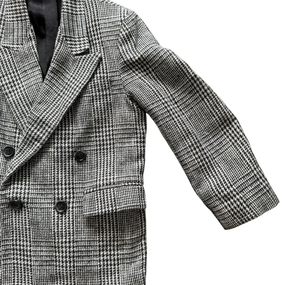 Vintage Rudnick’s Children’s Black and White Houndstooth Blazer Approx. Size 6/7